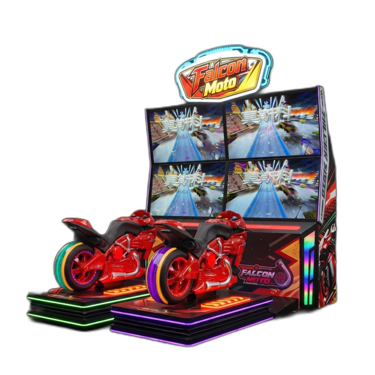 Motorrad-Simulator Falcon Motor